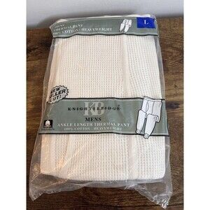 Vtg New Old Stock Men’s Thermal Pants Winter Outdoor Wear Hunting Cold Weather L